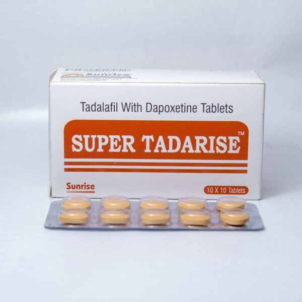 Пролонгатор SUPER TADARISE (Тадалафіл 20 мг + Дапоксетин 60 мг) 10 таб.