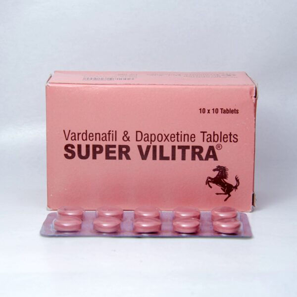 Пролонгатор SUPER VILITRA (Варденафіл 20 мг + Дапоксетин 60 мг) 10 таб.