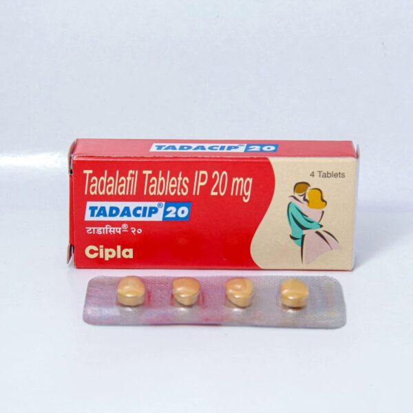 Сіаліс TADACIP 20 (Тадалафіл 20 мг) 4 таб.