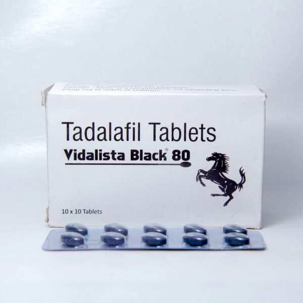 Сіаліс VIDALISTA 80 Black (Тадалафіл 80 мг) 10 таб.