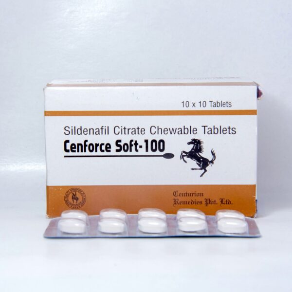 Віагра CENFORCE SOFT 100 (Сілденафіл Смоктальний 100 мг) 10 таб.