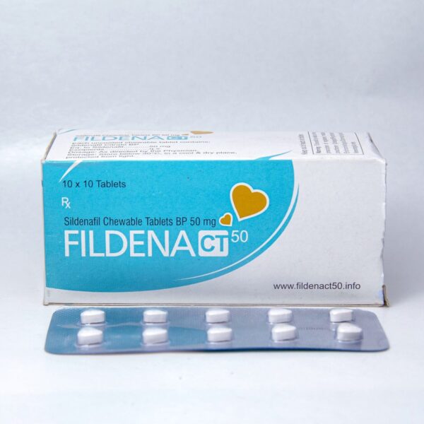 Віагра FILDENA CT 50 (Сілденафіл Смоктальний 50 мг) 10 таб.