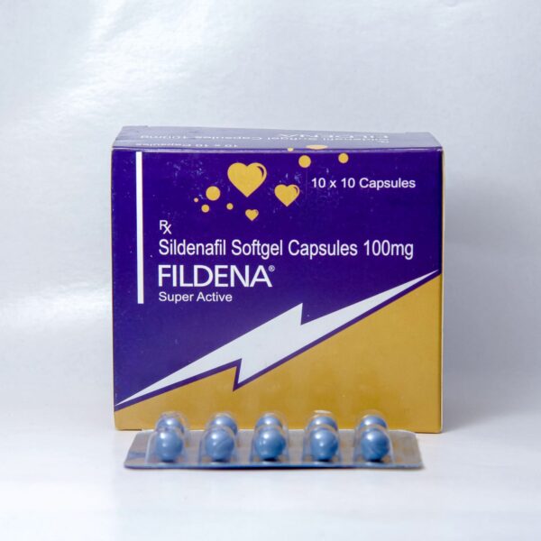 Віагра FILDENA SUPER ACTIVE (Сілденафіл 100 мг) 10 таб.
