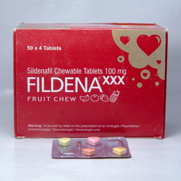 Віагра FILDENA XXX (Сілденафіл Жувальний 100 мг) 4 таб.